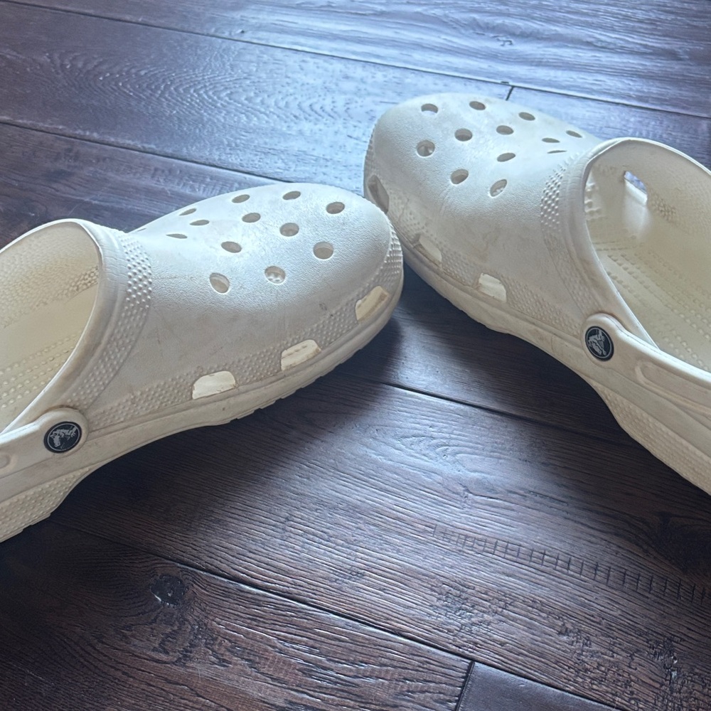 CROCS Men's Cream Sandals - Picture 4 of 5